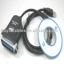 (IEEE 1284) Adaptador USB a paralelo Cable adaptador para PC